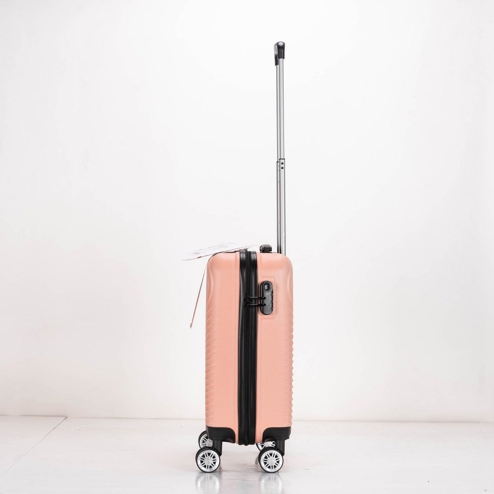 Eagle Air Spritz Lightweight ABS Hard Shell 4 Wheels Rose Gold - Easy Luggage