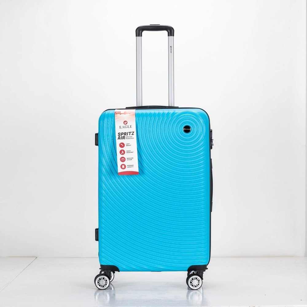 Eagle Air Spritz Lightweight ABS Hard Shell 4 Wheels Teal - Easy Luggage