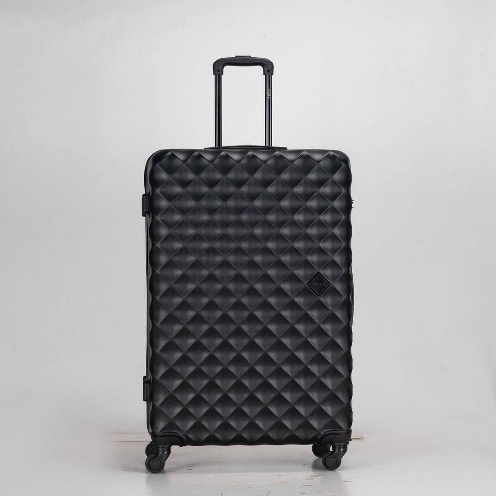 Eagle Hard - Shell ABS Luggage with 4 Wheels: Lightweight Cabin Bags Available in 20", 26", 28", 30" and 32 Black - Easy Luggage