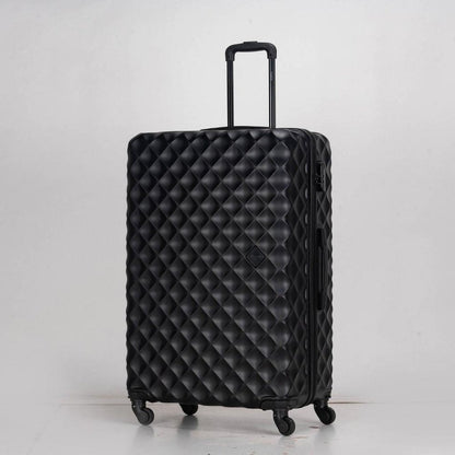 Eagle Hard - Shell ABS Luggage with 4 Wheels: Lightweight Cabin Bags Available in 20", 26", 28", 30" and 32 Black - Easy Luggage