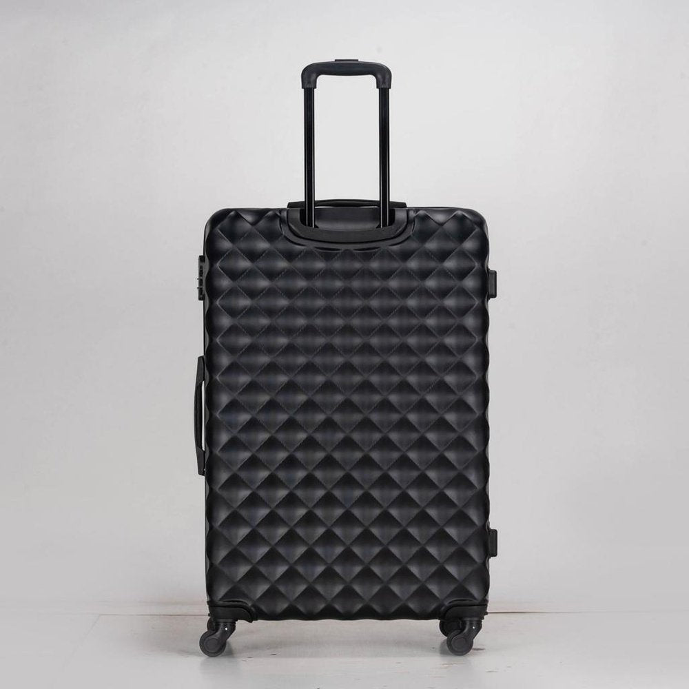 Eagle Hard - Shell ABS Luggage with 4 Wheels: Lightweight Cabin Bags Available in 20", 26", 28", 30" and 32 Black - Easy Luggage