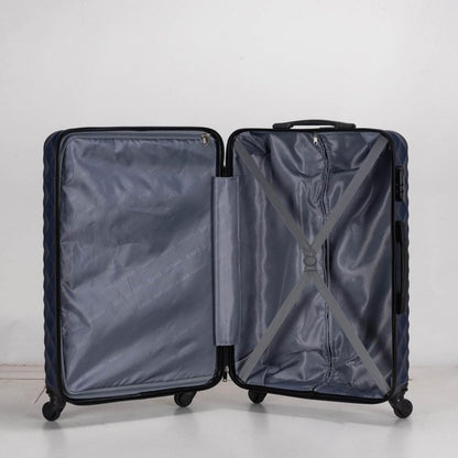 Eagle Hard - Shell ABS Luggage with 4 Wheels: Lightweight Cabin Bags Available in 20", 26", 28", 30" and 32 Navy - Easy Luggage