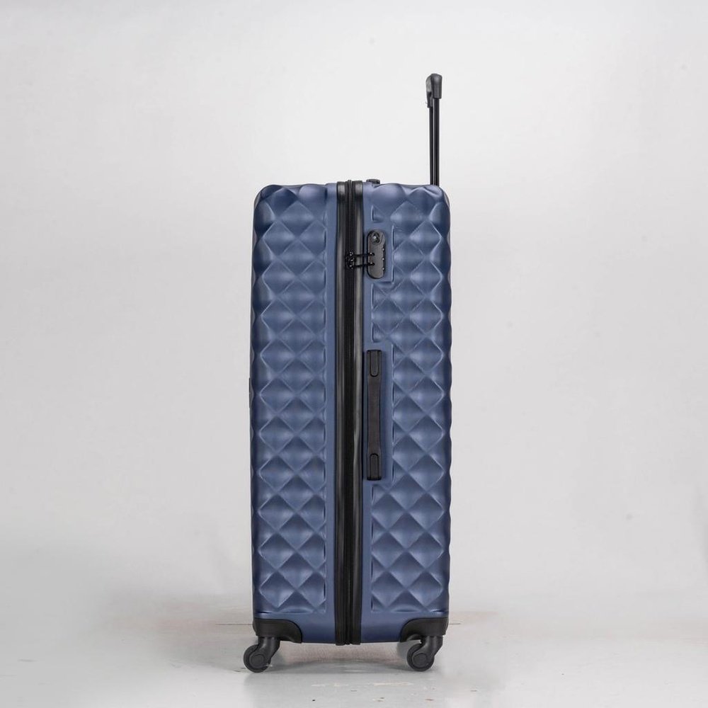 Eagle Hard - Shell ABS Luggage with 4 Wheels: Lightweight Cabin Bags Available in 20", 26", 28", 30" and 32 Navy - Easy Luggage