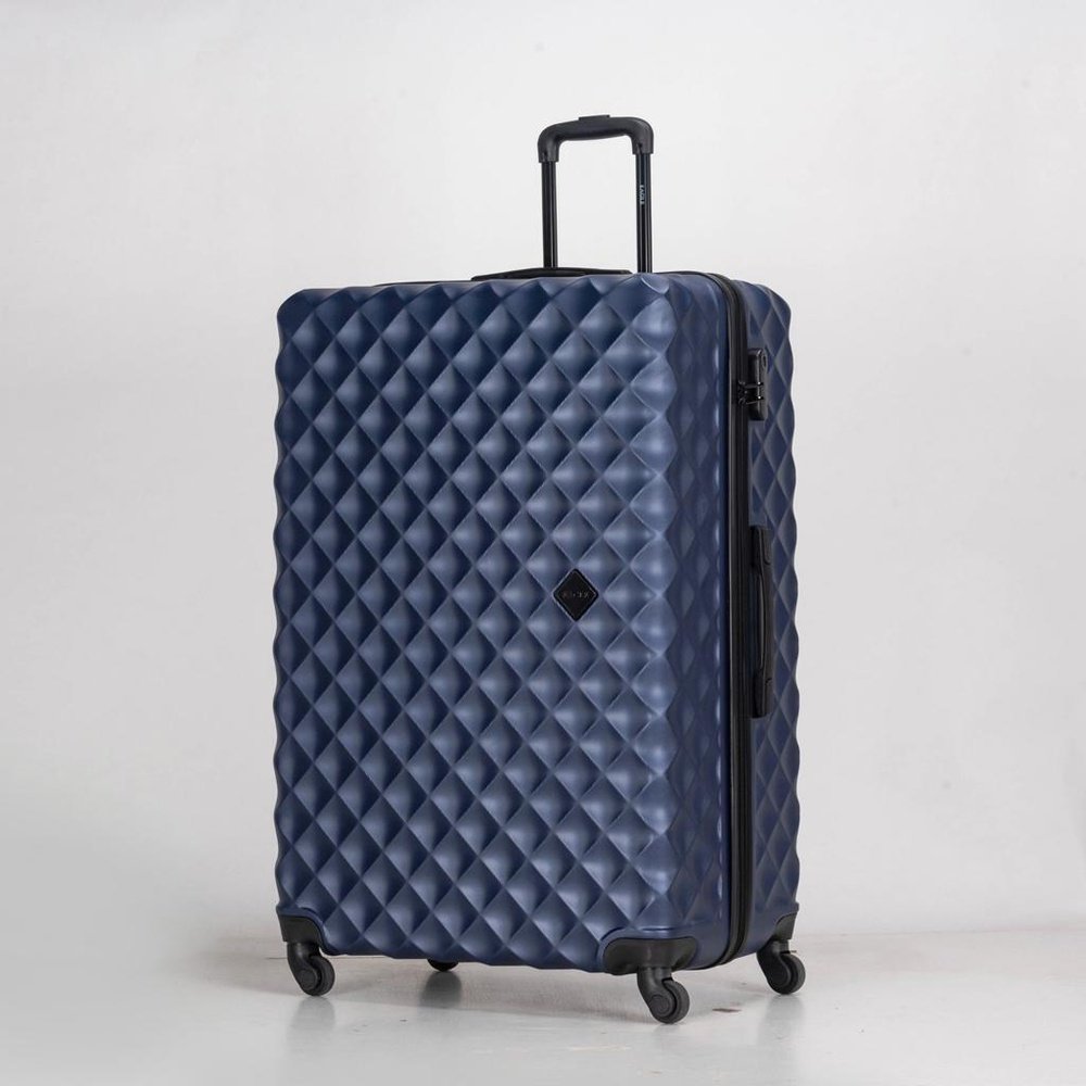 Eagle Hard - Shell ABS Luggage with 4 Wheels: Lightweight Cabin Bags Available in 20", 26", 28", 30" and 32 Navy - Easy Luggage