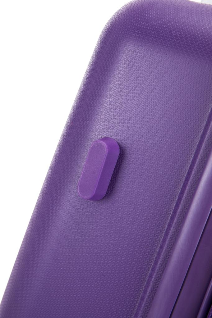 Eagle Hard Shell PP Suitcase Expandable Trolley Travel Case TSA Hand Cabin Lavender - Easy Luggage