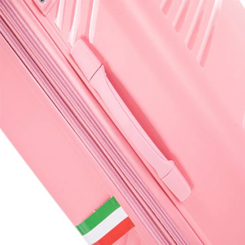 Eagle Hard Shell PP Suitcase Expandable Trolley Travel Case TSA Hand Cabin Pink - Easy Luggage