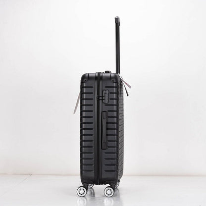 EAGLE Hexagon ABS Hard Shell 4 Wheels Black - Easy Luggage