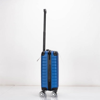 EAGLE Hexagon ABS Hard Shell 4 Wheels Blue - Easy Luggage