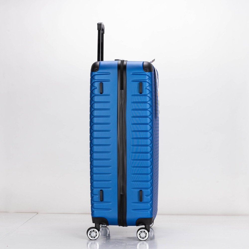 EAGLE Hexagon ABS Hard Shell 4 Wheels Blue - Easy Luggage