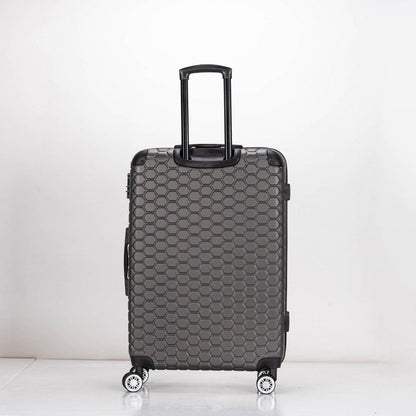 EAGLE Hexagon ABS Hard Shell 4 Wheels Grey - Easy Luggage