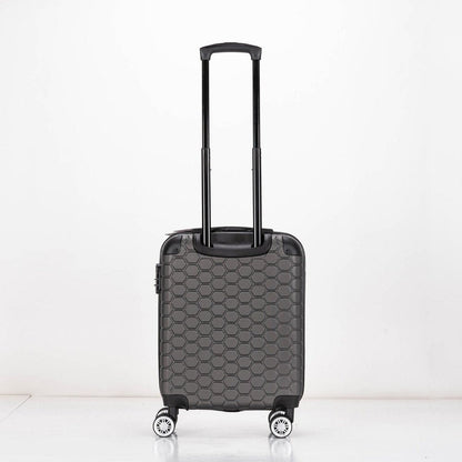 EAGLE Hexagon ABS Hard Shell 4 Wheels Grey - Easy Luggage