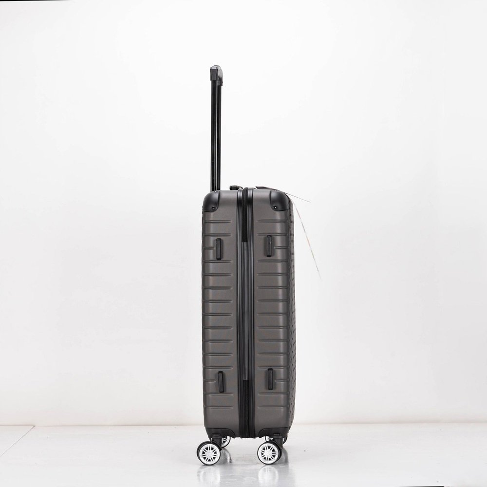 EAGLE Hexagon ABS Hard Shell 4 Wheels Grey - Easy Luggage