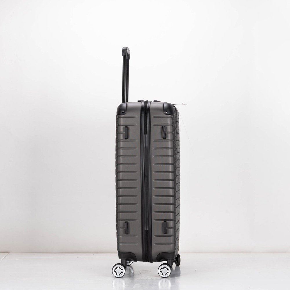 EAGLE Hexagon ABS Hard Shell 4 Wheels Grey - Easy Luggage