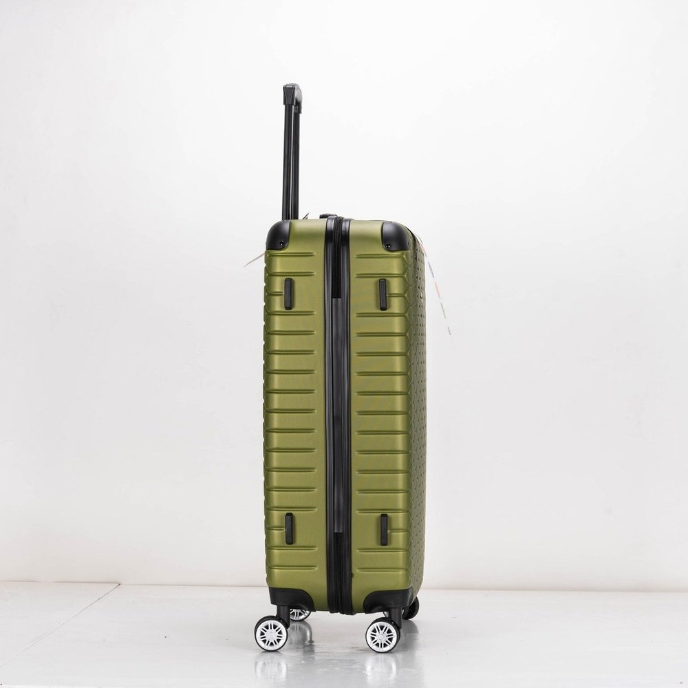 EAGLE Hexagon ABS Hard Shell 4 Wheels Khaki - Easy Luggage