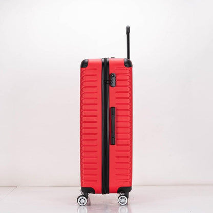 EAGLE Hexagon ABS Hard Shell 4 Wheels Red - Easy Luggage