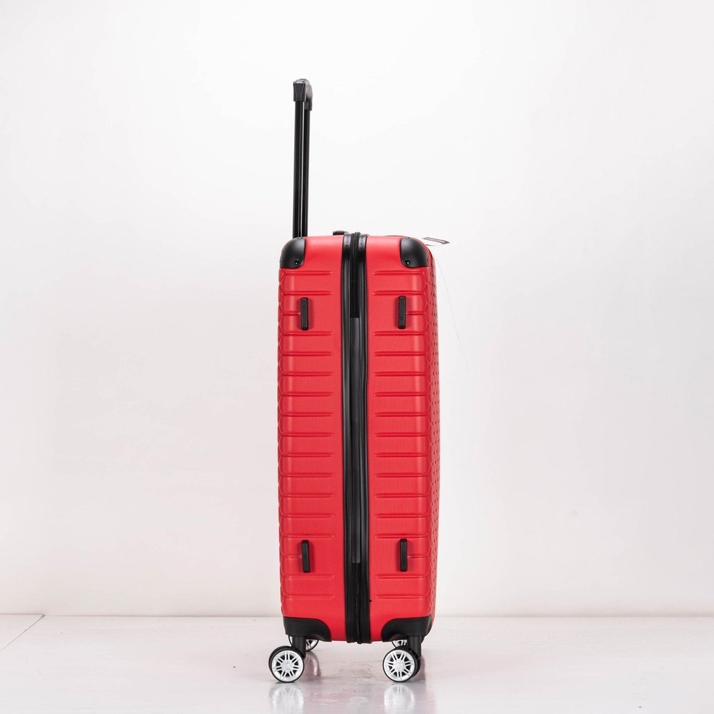 EAGLE Hexagon ABS Hard Shell 4 Wheels Red - Easy Luggage