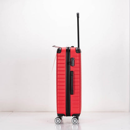 EAGLE Hexagon ABS Hard Shell 4 Wheels Red - Easy Luggage