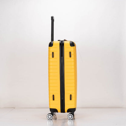 Eagle hexagon abs hard shell 4 wheels - yellow - Easy Luggage