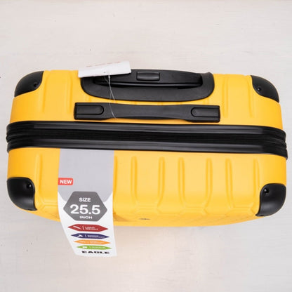 Eagle hexagon abs hard shell 4 wheels - yellow - Easy Luggage