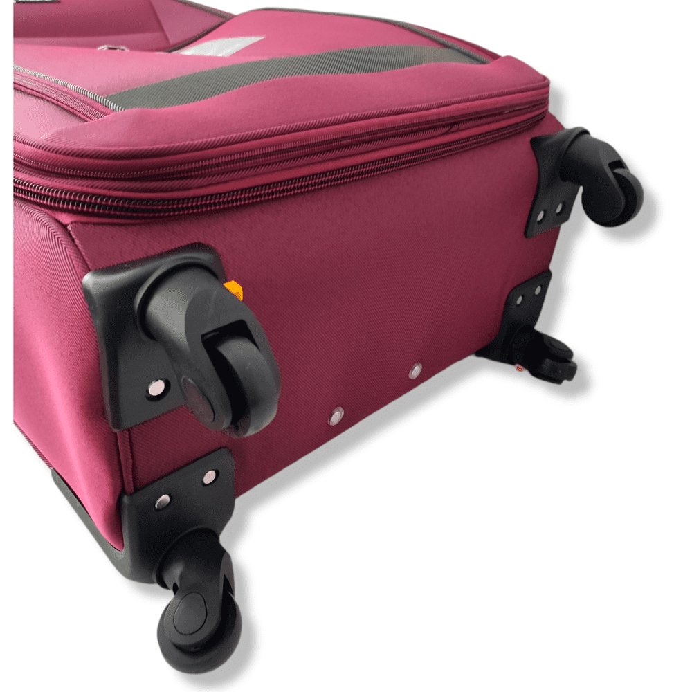 Eagle Lightweight and Durable Cabin Bags with Expandable Capacity - 4 Wheels for Easy Maneuvering - S,M,L,XL Burgundy - Easy Luggage