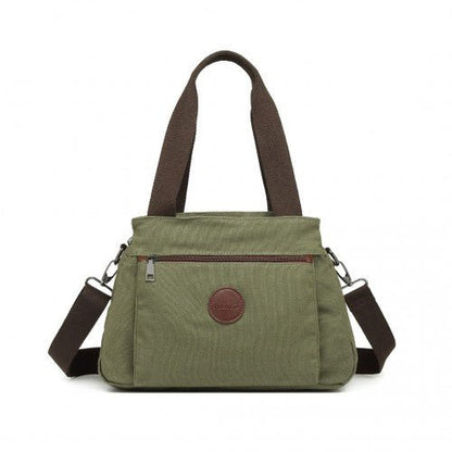 EH2045 - Kono Canvas Multi - Functional Cross Body Bag - Green - Easy Luggage