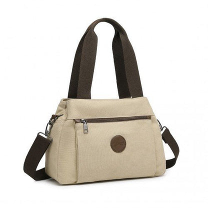 EH2045 - Kono Canvas Multi - Functional Cross Body Bag - Khaki - Easy Luggage