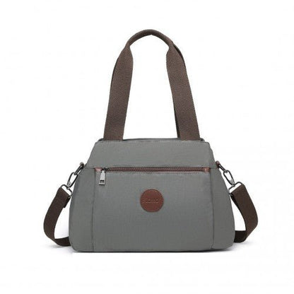 EH2239 - Kono Waterproof Multi - Functional Handbag Cross Body Bag - Grey - Easy Luggage