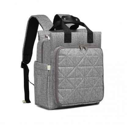 EM2105 - Kono Simple Lightweight Maternity Changing Bag - Grey - Easy Luggage