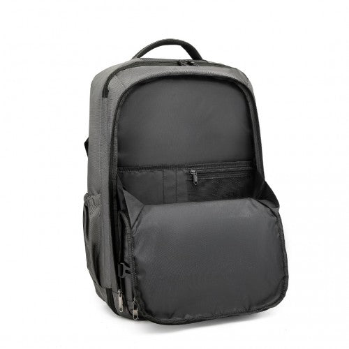 EM2207 - Kono Multifunctional Portable Travel Backpack Cabin Luggage Bag - Grey - Easy Luggage