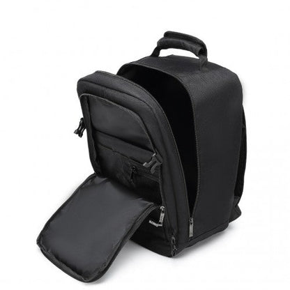 EM2231 - Kono Lightweight Cabin Bag Travel Business Backpack - Black - Easy Luggage