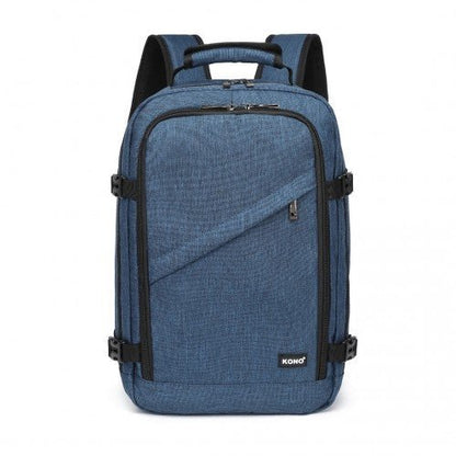 EM2231 - Kono Lightweight Cabin Bag Travel Business Backpack - Navy - Easy Luggage