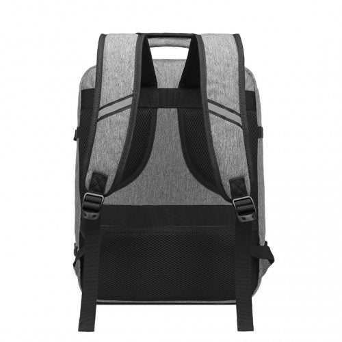 EM2231M - Kono Lightweight Cabin Bag Travel Business Backpack - Grey - Easy Luggage