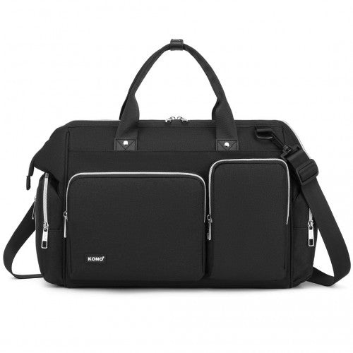 EQ2036 - Kono Multi - Compartment Maternity Bag - Black - Easy Luggage