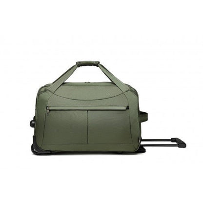 EQ2235 - Kono Foldable Large Capacity Trolley Travel Bag - Green - Easy Luggage