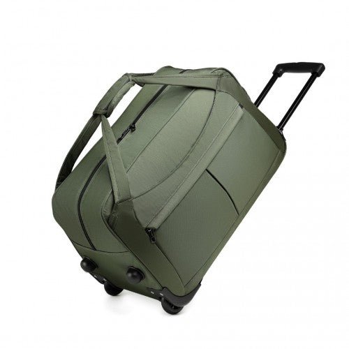 EQ2235 - Kono Foldable Large Capacity Trolley Travel Bag - Green - Easy Luggage