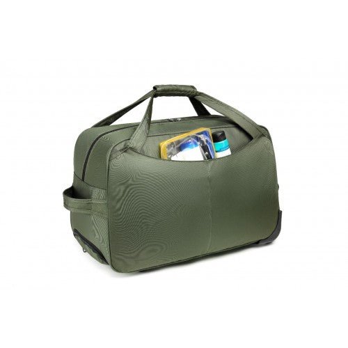 EQ2235 - Kono Foldable Large Capacity Trolley Travel Bag - Green - Easy Luggage