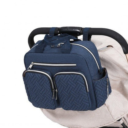 EQ2248 - Kono Durable And Functional Changing Tote Bag - Navy - Easy Luggage