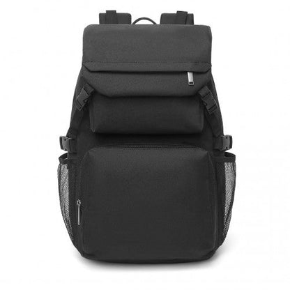 EQ2304 - Kono Men's Versatile and Sleek Urban Commuter Backpack - Black - Easy Luggage