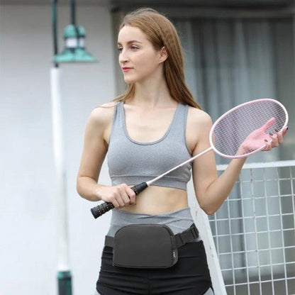 EQ2345 - Kono Sleek And Stylish Minimalist Classic Waterproof Waist Pack - Grey - Easy Luggage