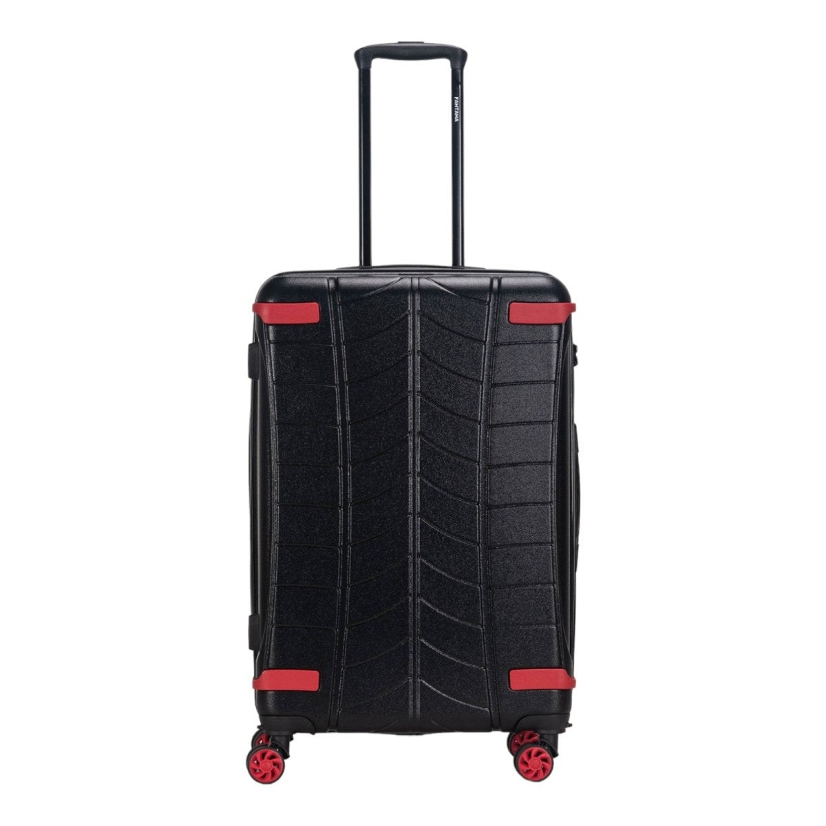 Fantana Polypropylene 4 Wheels Hard Shell Cabin, Ultra Light - Anti - Theft Zipper More Sizes Availaible Black - Easy Luggage