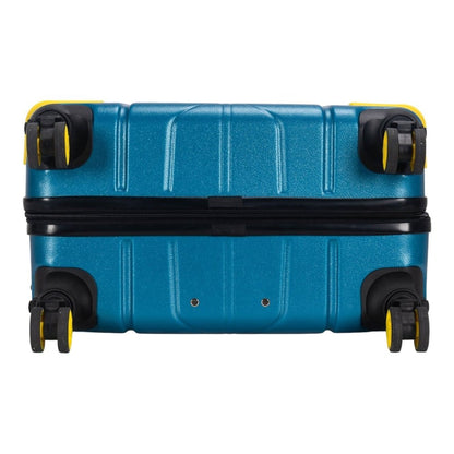 Fantana Polypropylene 4 Wheels Hard Shell Cabin, Ultra Light - Anti - Theft Zipper More Sizes Availaible Turquoise - Easy Luggage