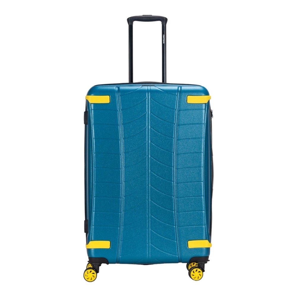 Fantana Polypropylene 4 Wheels Hard Shell Cabin, Ultra Light - Anti - Theft Zipper More Sizes Availaible Turquoise - Easy Luggage