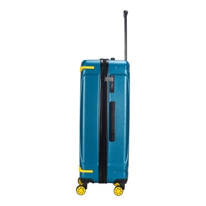 Fantana Polypropylene 4 Wheels Hard Shell Cabin, Ultra Light - Anti - Theft Zipper More Sizes Availaible Turquoise - Easy Luggage