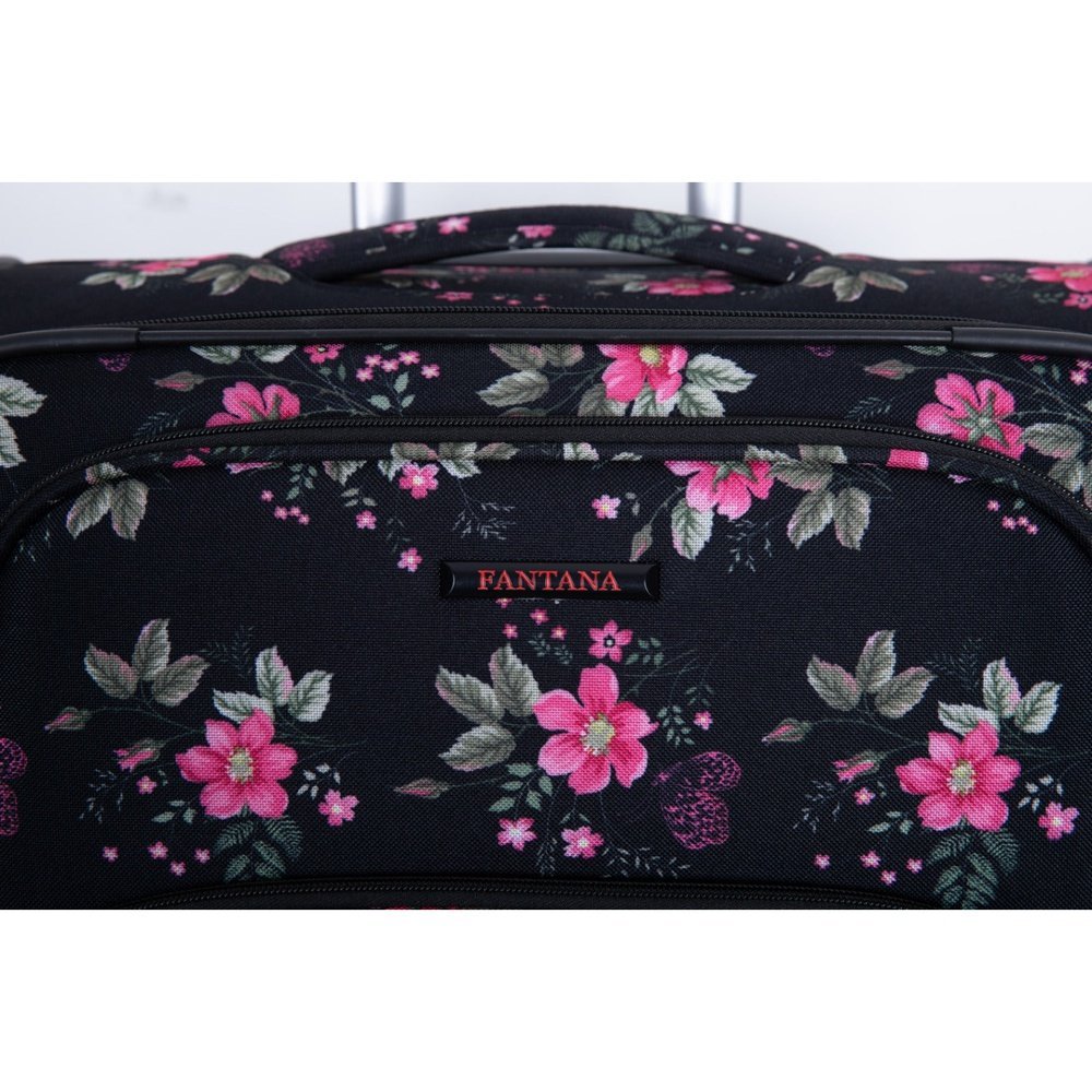 Fantana ULTRA Light Weight Expandable Printed Suitcases Travel Luggage Cabin Trolley Bag Set Of 5 - Easy Luggage