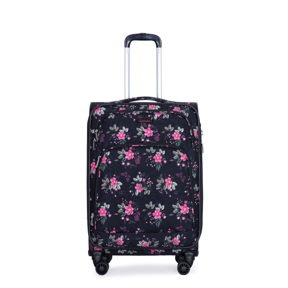 Fantana ULTRA Light Weight Expandable Printed Suitcases Travel Luggage Cabin Trolley Bag Set Of 5 - Easy Luggage