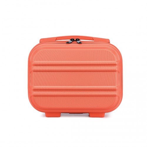 K1871 - 1L - Kono 12 Inch Lightweight Hard Shell ABS Vanity Case - Coral - Easy Luggage