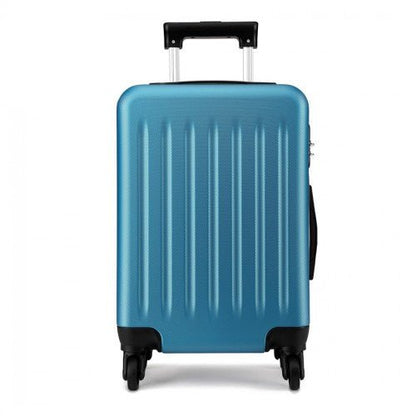 K1872L - Kono 24 Inch ABS Hard Shell Luggage 4 Wheel Spinner Suitcase - Navy - Easy Luggage