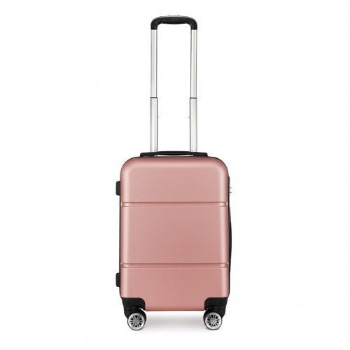 K1995L - Kono Hard Shell ABS Carry On Suitcase 20 Inch - Nude - Easy Luggage