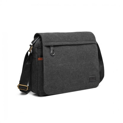 Easy Luggage LB1925 - Kono Classic Expanding Messenger Bag - Black