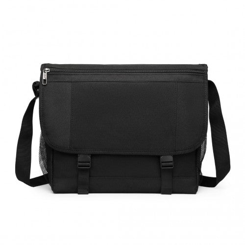 Easy Luggage EQ2260 - Kono High Security Messenger Bag Satchel Shoulder Bag - Black